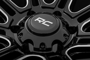 Wheel - Rough Country - 88 Series, One-Piece, 6x5.5, +0mm - Gloss Black Wheel - Rough Country - 88 Series, One-Piece, 6x5.5, +0mm - Gloss Black